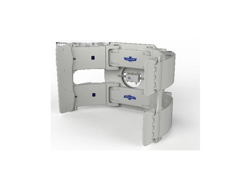 Pinza para bobinas de papel